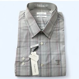 Calvin Klein Steel+ Men's Long Sleeved Dress Shirt
